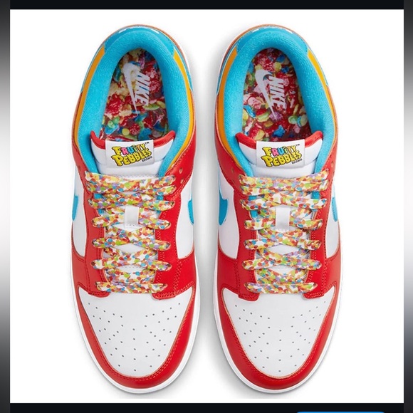Nike Dunk Low LeBron James Fruity Pebbles by Nike and Post Foods - Picture 5 of 7